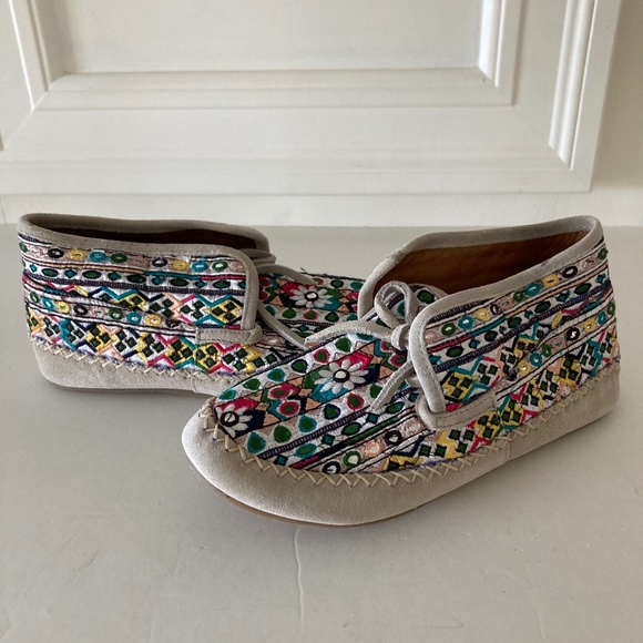 NWOT Free People Llani Kantha Boho Slippers Sz 38